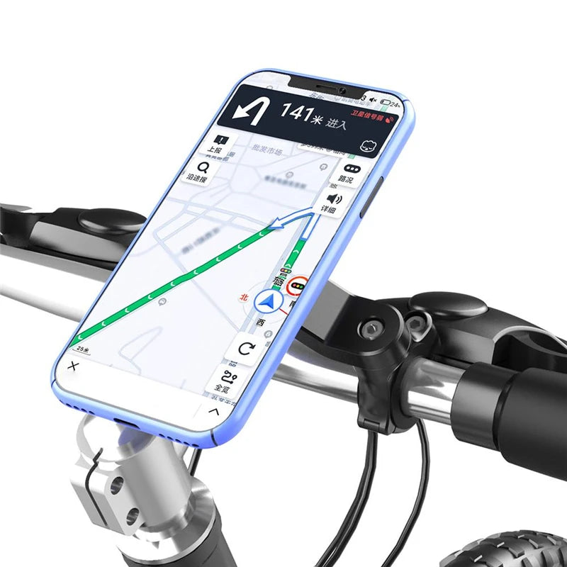 Support Quad Lock avec système anti-vibrations – compatible moto, voiture, vélo et plus