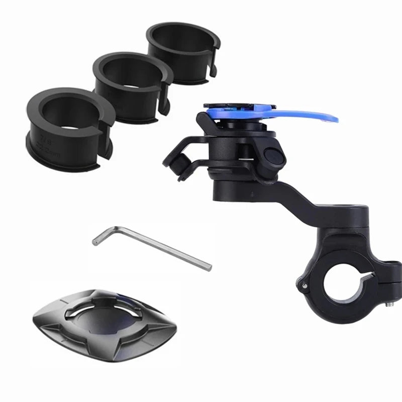Support Quad Lock avec système anti-vibrations – compatible moto, voiture, vélo et plus