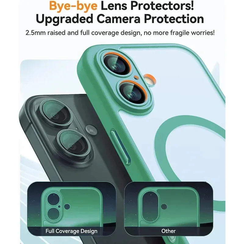 Coque iPhone Transparente Compatible MagSafe