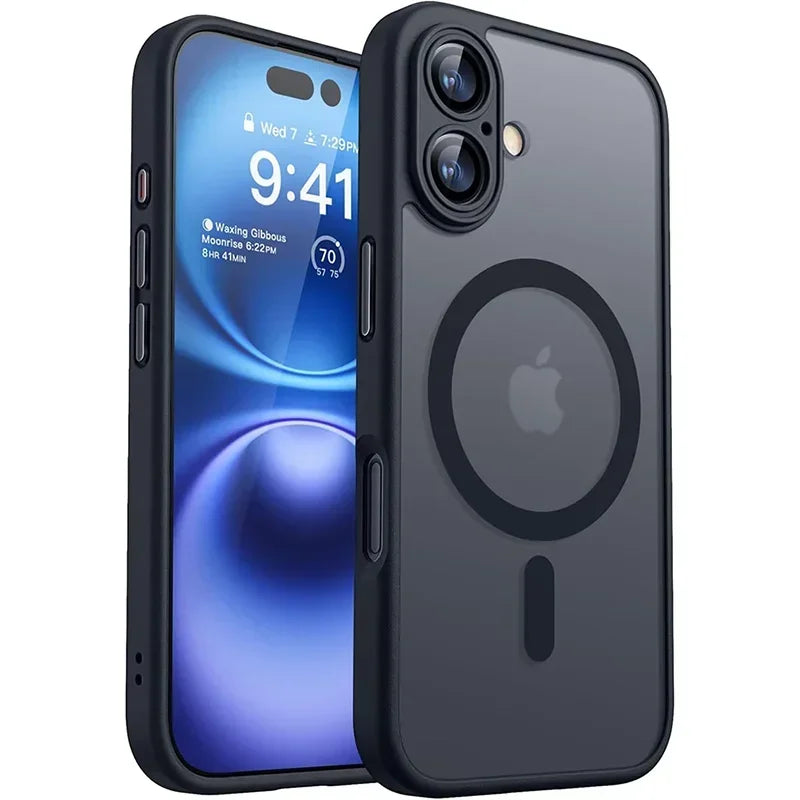 Coque iPhone Transparente Compatible MagSafe