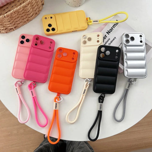Coque de téléphone avec bandoulière de bras intégrée – pratique et sécurisée