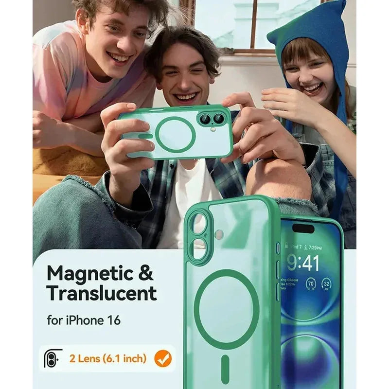 Coque iPhone Transparente Compatible MagSafe