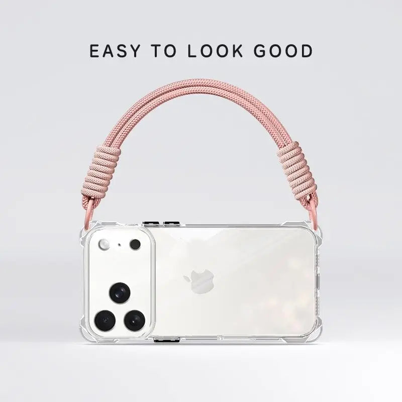 Coque de téléphone avec bandoulière de bras intégrée