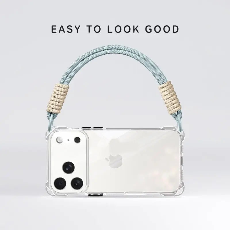 Coque de téléphone avec bandoulière de bras intégrée